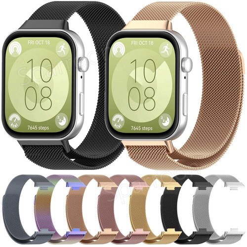 Armband Strap Für Huawei Watch Fit 3 Smartwatch Edelstahl/Silikon Ersatzarmband - Bild 11 von 470