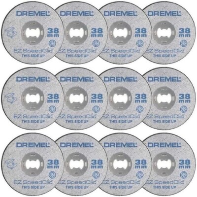 Dremel SpeedClic SC456B Metall-Trennscheiben Zubehörsatz mit 12 Trennscheiben 