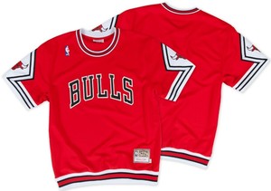 Chicago Bulls Mitchell & Ness NBA Authentic 1987-88 Road-Shooting Shirt Red | eBay