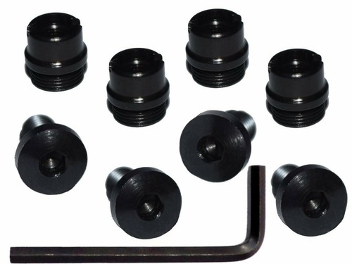 Matrix Precision Arms 1911 Quad Drive Grip Bushings, Black With or