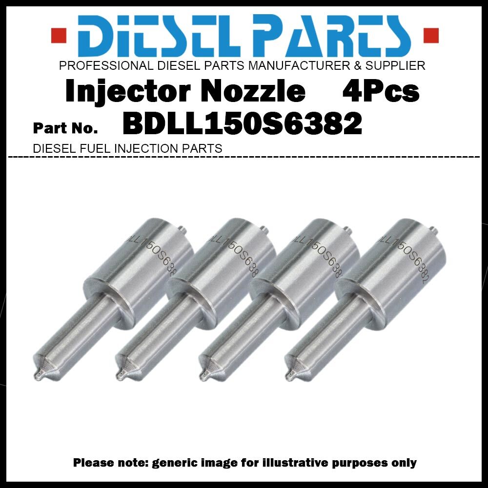 4x Fuel Injector Nozzle BDLL150S6382 1853029M91 for Perkins A4.236