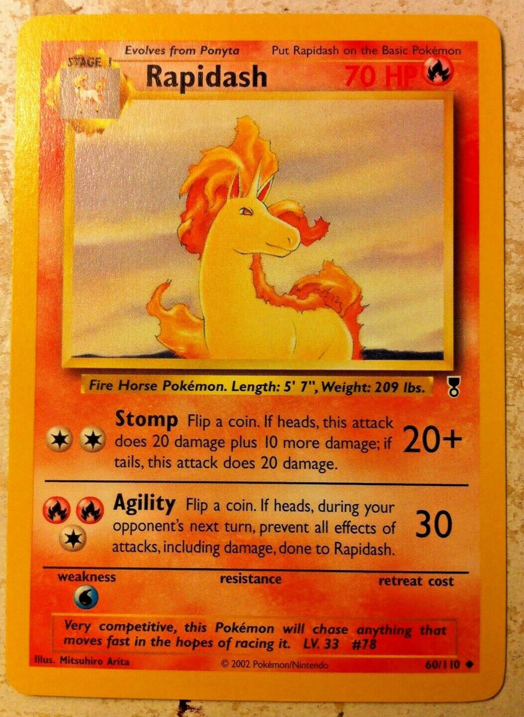 Rapidash - Legendary Collection - Pokemon - 60/110 - Uncommon - NM