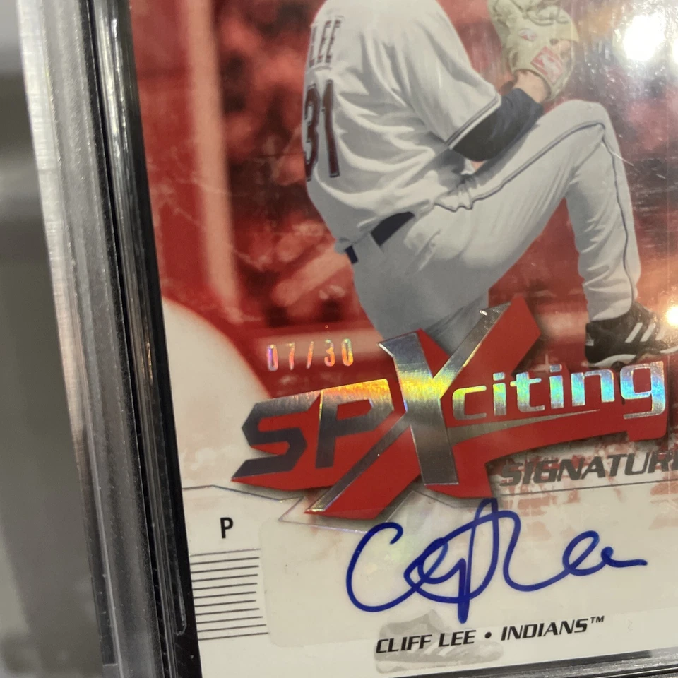 SPX 2006, Cliff Lee #CL 07/30, SPXciting Signatures, 30/07, BGS 9,5 automático 9  Foto 3 de 3