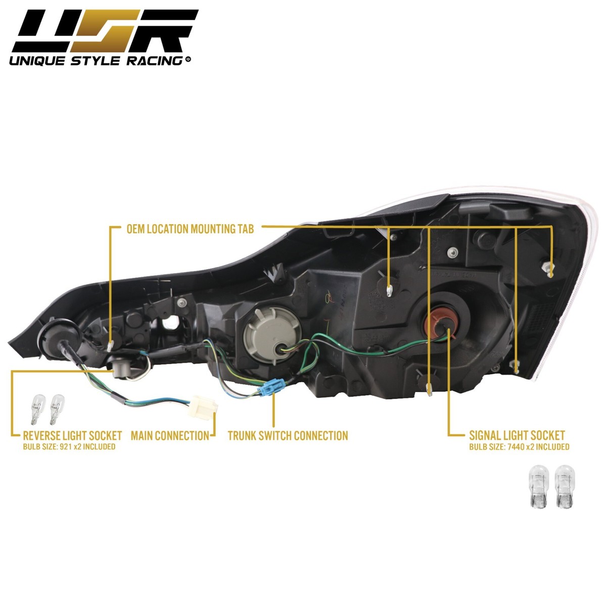 2008-2013 Infiniti G37 2D Coupe 2014-2015 Q60 DEPO JDM Black 2008-2013 Infiniti G37 2D Coupe 2014-2015 Q60 DEPO JDM Black