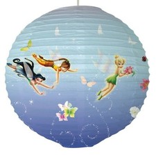 Lampenschirm orig. Disney Fairies TinkerBell Clank Bobble Lampe Reispapierlampe 