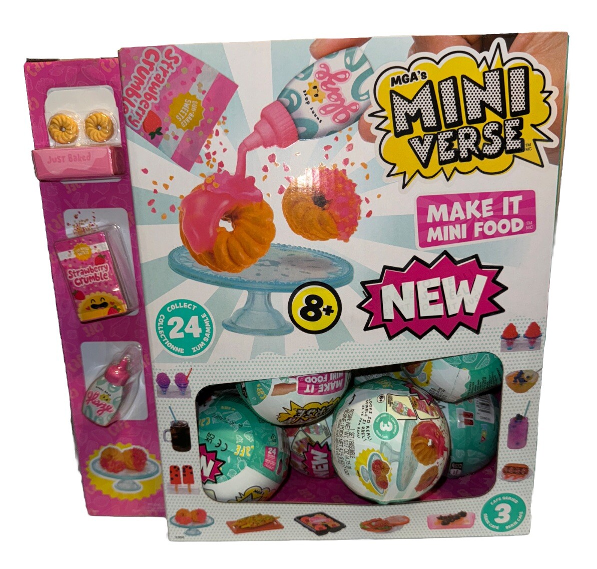MGA Miniverse Make It Mini Cafe Series 3 Display Box 20 Balls New