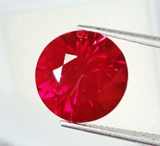 8,52 kt echter Madagaskar Rubin loser Edelstein Rundschliff facettiert zertif...