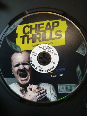 Cheap Thrills (DVD, 2014) Pat Healy Sara Paxton E.L. Katz (DIR) EN/FR Disc Only