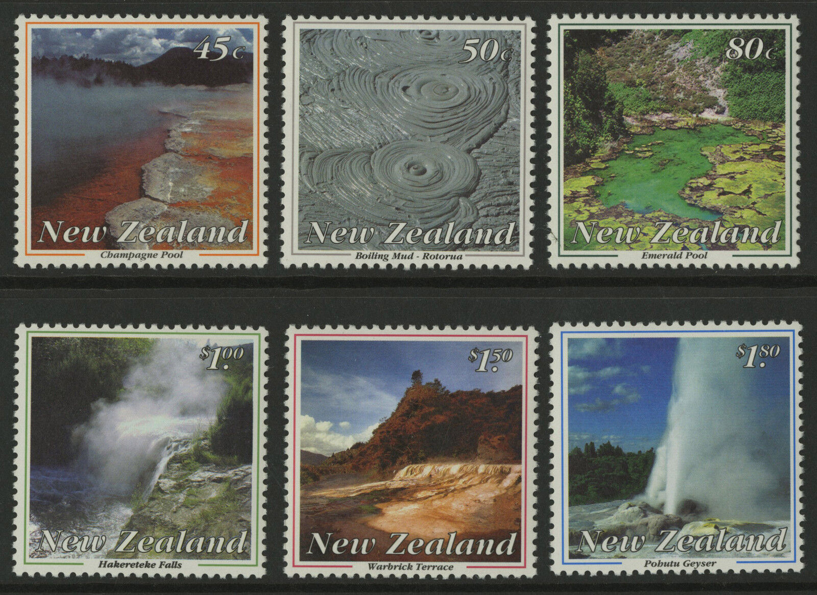 New sold out Zealand 1993 Scott # Never Hinged Gorgeous Mint 1155-1160 Set