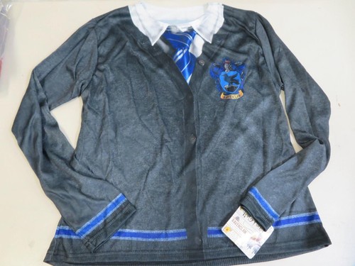 Harry Potter Ravenclaw bedrucktes Oberteil Erwachsenenkostüm Large Shirt - Bild 2 von 5