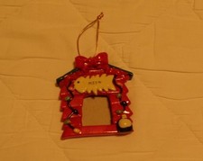 CAT LOVERS CAT PHOTO FRAME CHRISTMAS HOLIDAY ORNAMENT NEW