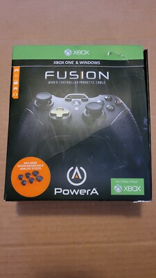 PowerA Fusion Pro Wired Controller 1510522-02 Black for Xbox One/Win 10 PC