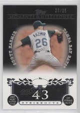 2008 Topps Moments & Milestones Black 23/25 Scott Kazmir #107 8ju