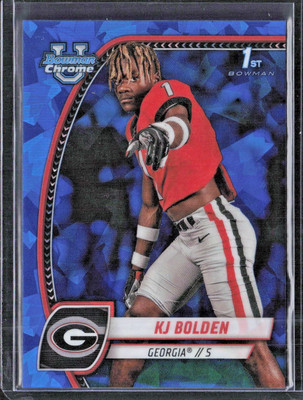 2024 Bowman Chrome University Sapphire Football Cards - YOU PICK - SHIPS FREE