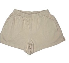 Women's Mid-Rise Pull-On Shorts Size XS Wild Fable Beige