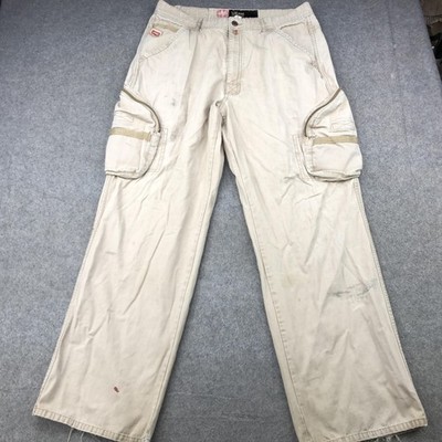 Vintage Ecko Unltd Pants Mens 36 Cargo Workwear Baggy Loose Fit Pockets Y2K