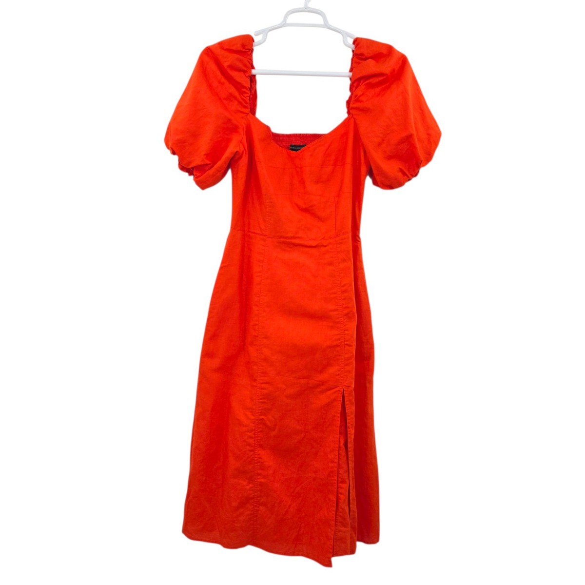 chinese dress ladies Banana Republic Women's Linen Maxi Dress Red/Orange