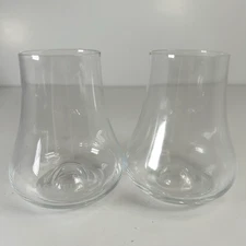 Lagavulin Glencairn Whisky Tasting Glasses Wide Bowl Narrow Rim Tulip Set of 2