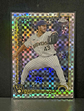 Logan Henderson (RC) 2025 Topps Chrome Update Xfractor #USC65 Milwaukee Brewers