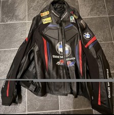 BMW Motorrad Black Leather Motorcycle Jacket