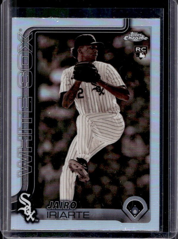 2025 Topps Chrome Jairo Iriarte RC Sepia Refractor Rookie #145 White Sox