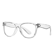 Blue Light Blocking Glasses for Kids - Boys Girls 47 Millimeters Transparent