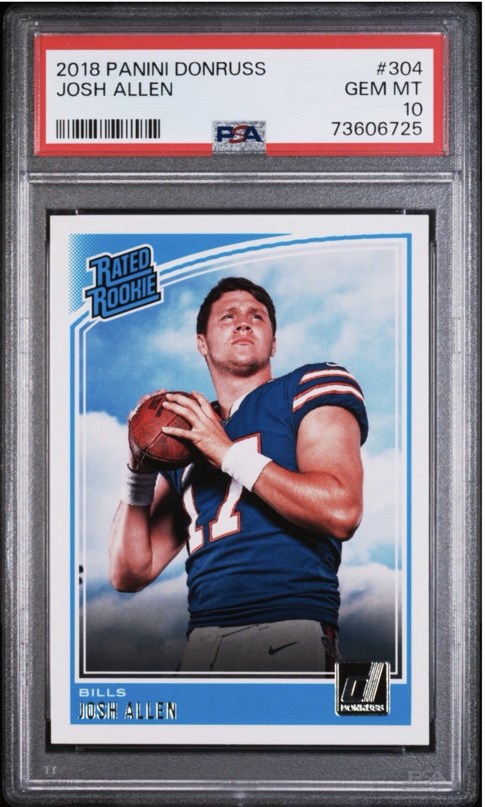 2018 Panini Donruss - Rated Rookie Josh Allen #304 (RC)
