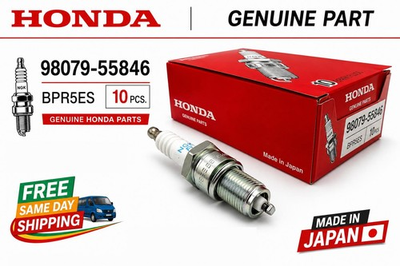 #ad 10PK Genuine Honda 98079 55846 SPARK PLUG BPR5ES GX160 GX200 GX270 GX340 GX390 $33.95