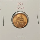 1940 P Lincoln Wheat Cent Penny 1c Philadelphia One Cent US Copper BU LC-p40Md2