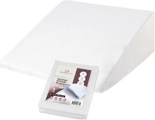 CirclesHome Wedge Pillow 25 x 26 x 10 inches - Set of 1, 1 - White