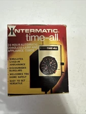 Vintage Intermatic Timer Time-All 24 Hour Lamp And Appliance Timer Model D111