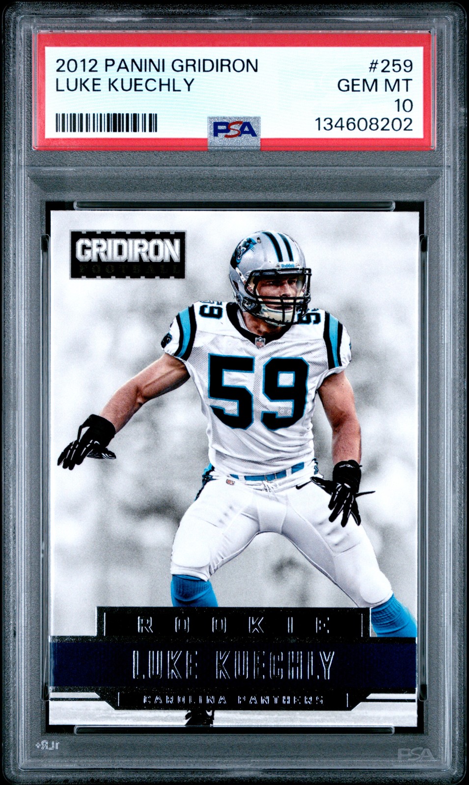 Luke Kuechly Panini Gridiron #259 Base