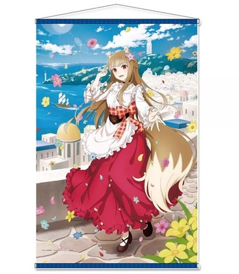 Seasonal Plants Spice and Wolf Holo Port Town B2 Tapestry Suede Fabric New