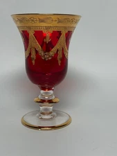 Arte Italica Medici Ruby Water Goblet
