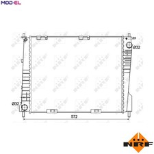 RADIATOR ENGINE COOLING 53125 FOR K9K772/770 1.5L D4F 786 1.1L K4M800/801 1.6L