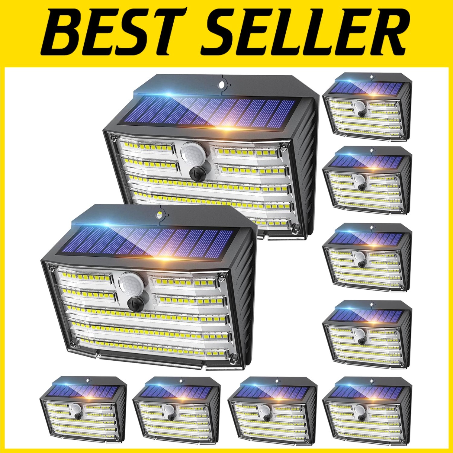 Outdoor Security Lights, 3 Modes, Waterproof