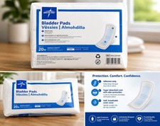 Medline Adult Bladder Control Pads - Light Absorbency