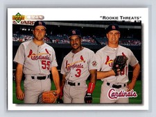 1992 Upper Deck - Gold Hologram #702 Mark Clark / Brian Jordan / Donovan Osborne