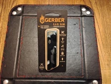GERBER EAB Slim Slide Utility Knife Slide Lock Pocket Clip Exchange Blade 1.4OZ