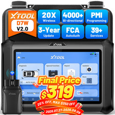 XTOOL D7W V2.0 Wireless Auto Full System Diag...