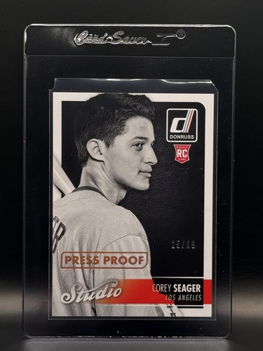 Corey Seager #S5 2016 Panini Donruss Studio card