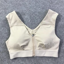 Tommie Copper Shoulder Support Sports Bra Womens Small Zip Front Gym Activewear