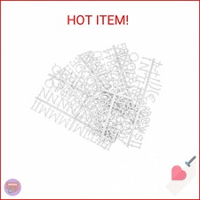 1 Inch Letters for Felt Letter Board, 188 Pieces Including Characters, Numbers 