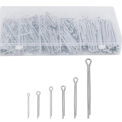 150Pcs Cotter Pins Assortment Kit - 6 Sizes, Heavy Duty Corrosion Resistance for