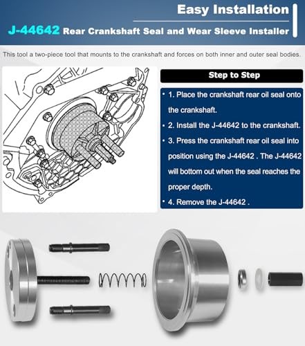J-44642 Rear Crankshaft Seal and Wear Sleeve Installer Tool For Isuzu Duramax 