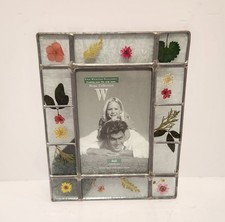 The Weston Gallary Pressed Flower Picture Frame for 4x6 Photo Stained Glass Styl