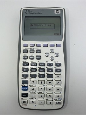 HP 39GS Graphing Calculator With Cover Hewlett Packard