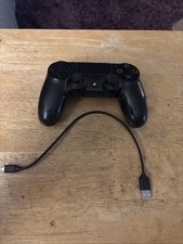 Official Sony Black PlayStation 4 PS4 Controller - Tested & Working