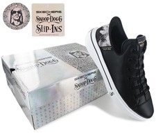 Skechers x Snoop Dogg Slip-ins One OG Men's Sneakers Shoes Black 251016-BKW NEW