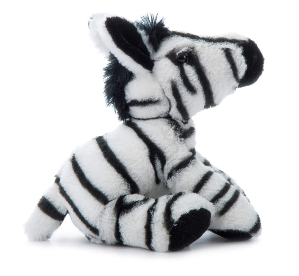 The Petting Zoo Zebra Stuffed Animal Plushie, Wild Onez, Small ...